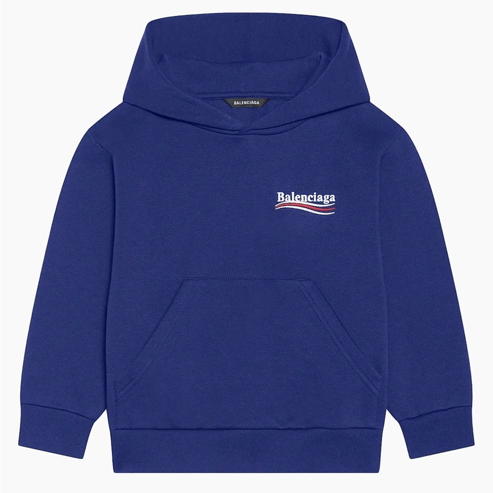 Balenciaga Blue Sweatshirt Classic Pullover Hoodie